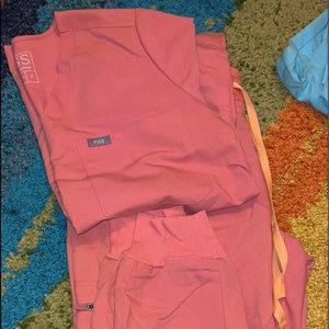 Size small fig scrubs wore once or twice